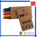 6 Pieces Colored 3.5'' Non-toxic Wax Crayon Set